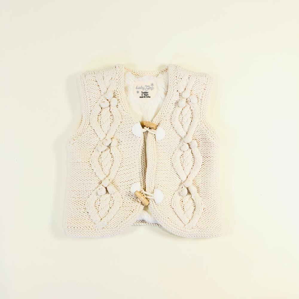 BABY GAP GIRLS KNIT VEST SIZE 4/5